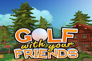 和朋友打高尔夫