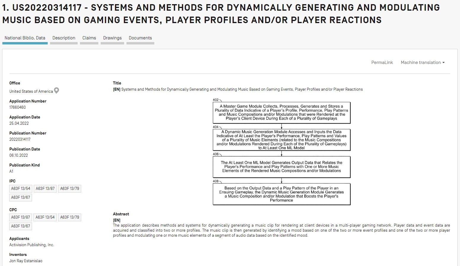 动视申请了一项多人游戏专利:让玩家听到AI生成的动态音乐。