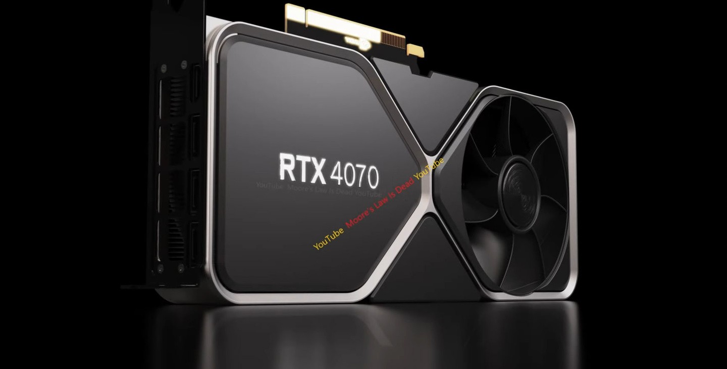 英伟达RTX4070公版渲染曝光:两个厚风扇更大。
