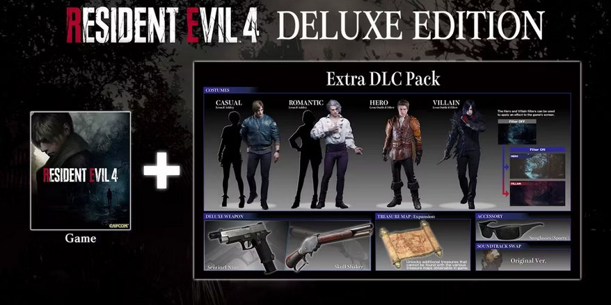 《生化危机4：重制版》实体豪华版/珍藏版内容公告